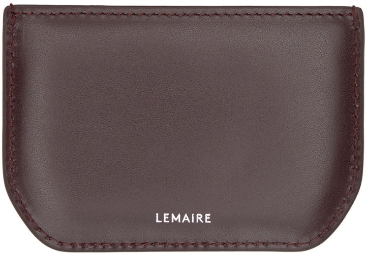 Photo: LEMAIRE Brown Calepin Card Holder