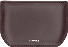 LEMAIRE Brown Calepin Card Holder