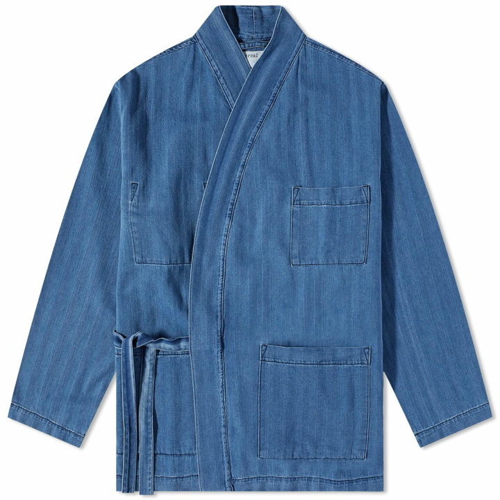 Photo: Universal Works Men's Kyoto Work Jacket in Faded Indigo