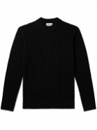 S.N.S Herning - Fender Ribbed Wool Sweater - Black