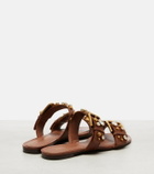 Dolce&Gabbana Embellished leather sandals
