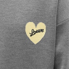 Loewe Men's Heart Crew Knit in Grey