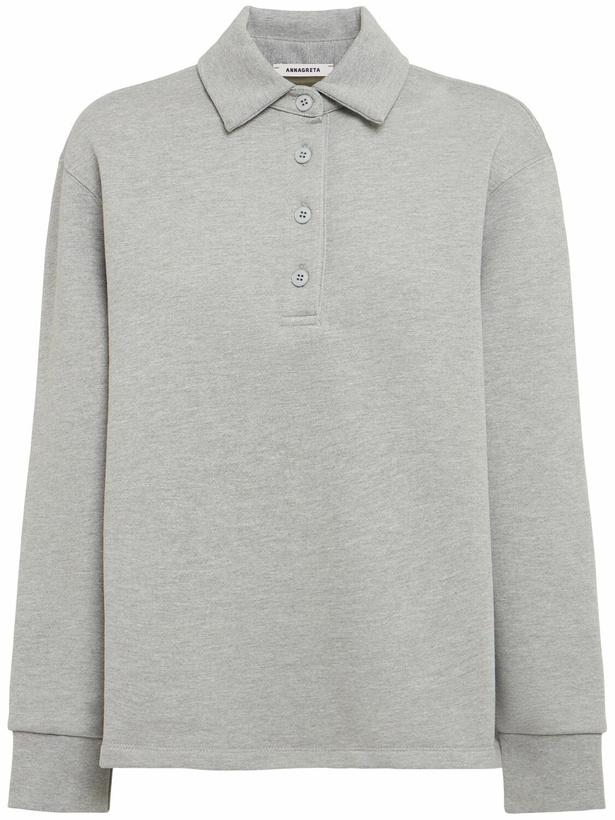 Photo: ANNAGRETA Florence Cotton Sweatshirt Polo