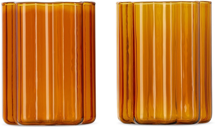 Photo: Fazeek Orange Wave Glass Set