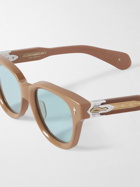 Jacques Marie Mage - Mojave Round-Frame Acetate Sunglasses