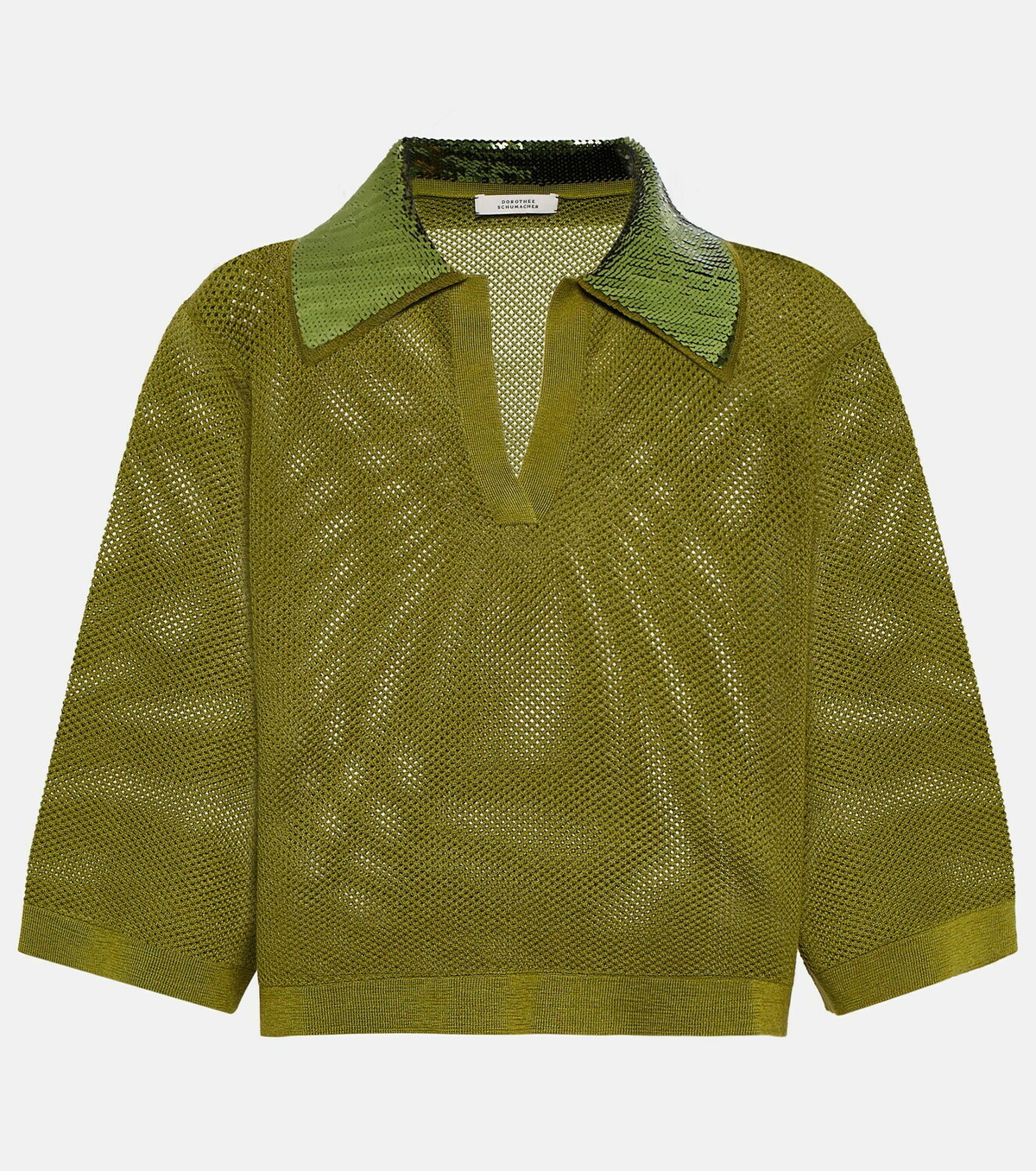 Dorothee Schumacher Essential Ease wool-blend crop top