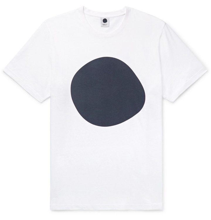 Photo: NN07 - Mauro Printed Cotton-Jersey T-Shirt - White