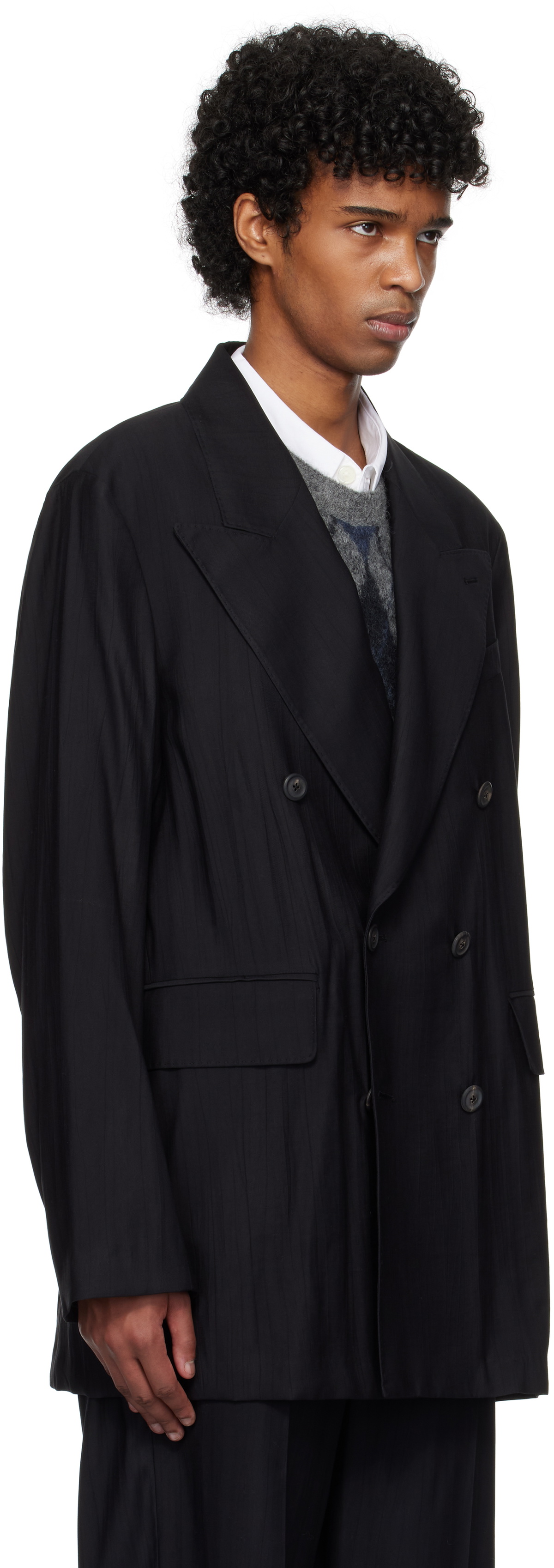 OUR LEGACY Black Sharp DB Blazer Our Legacy