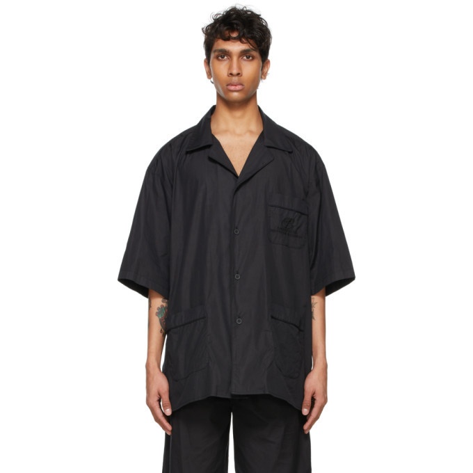 Photo: Balenciaga Black Pajama Short Sleeve Shirt