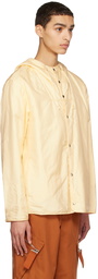 Jil Sander Yellow Drawstring Jacket