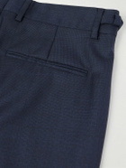 Versace - Slim-Fit Tapered Virgin Wool Trousers - Blue