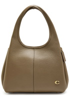 Coach Lana Pebbled Leather Shoulder bag - Taupe - One Size
