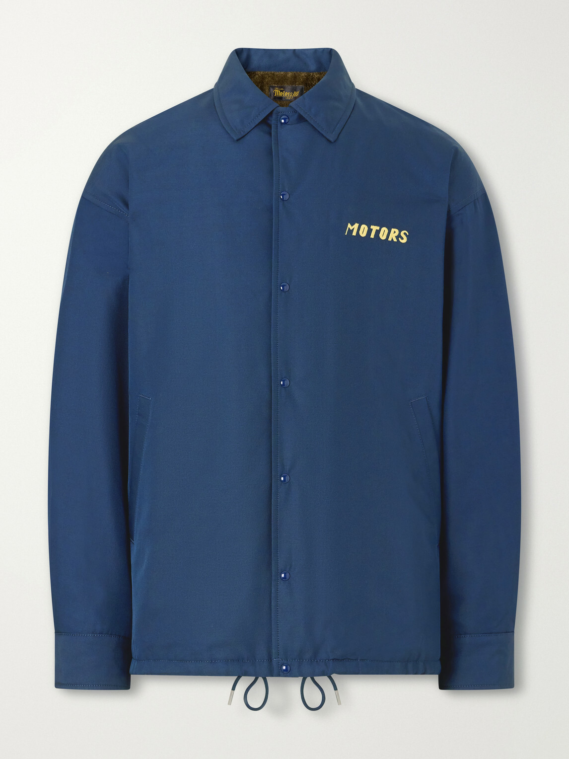 Visvim - Embroidered Wool and Silk-Blend-Gabardine Jacket - Blue