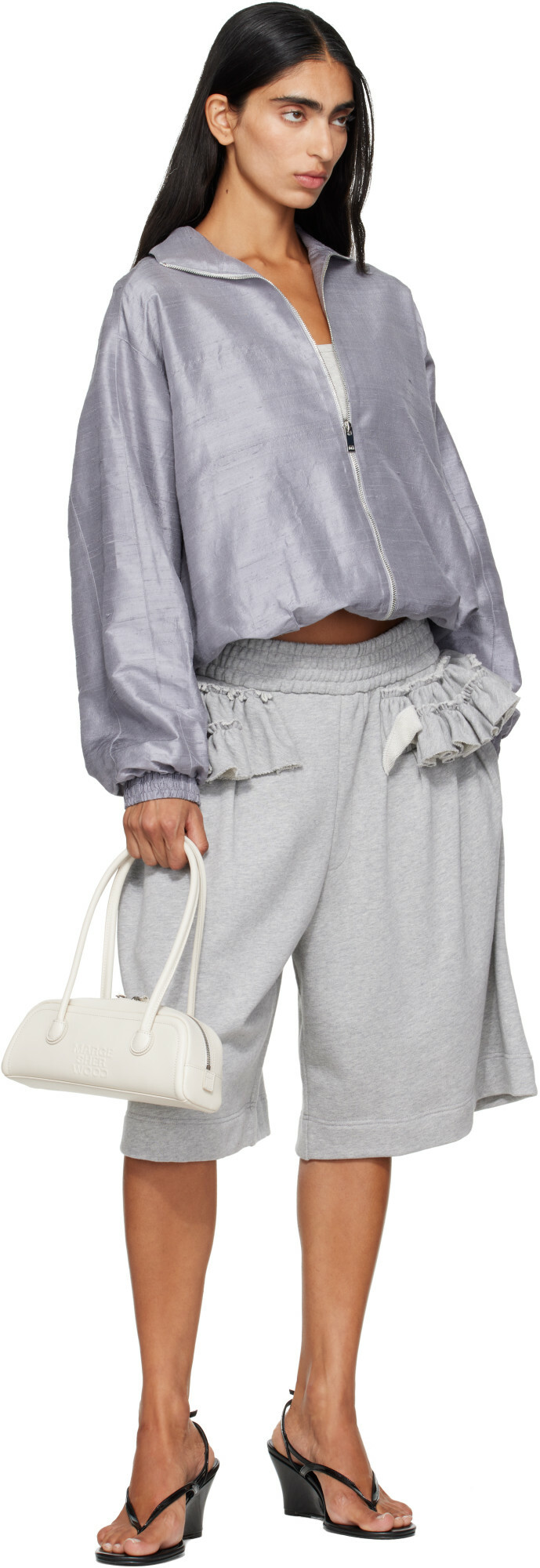 MARGESHERWOOD White Soft Boston EW Mini Bag
