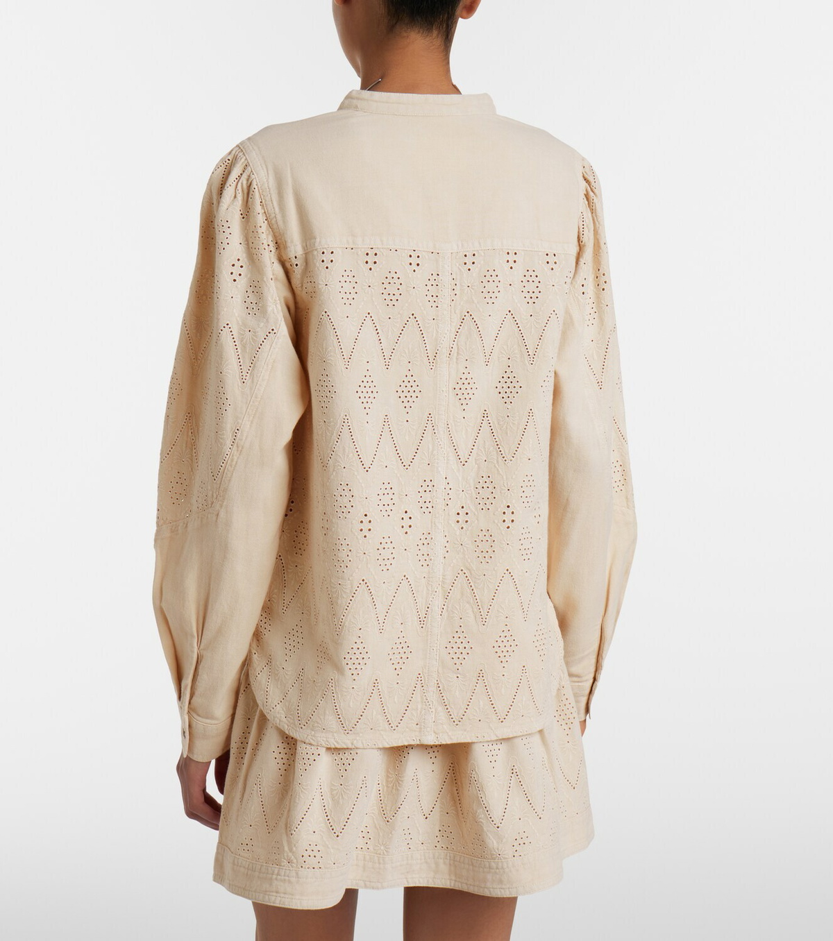 Marant Etoile Kaina broderie anglaise blouse