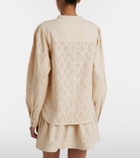 Marant Etoile Kaina broderie anglaise blouse