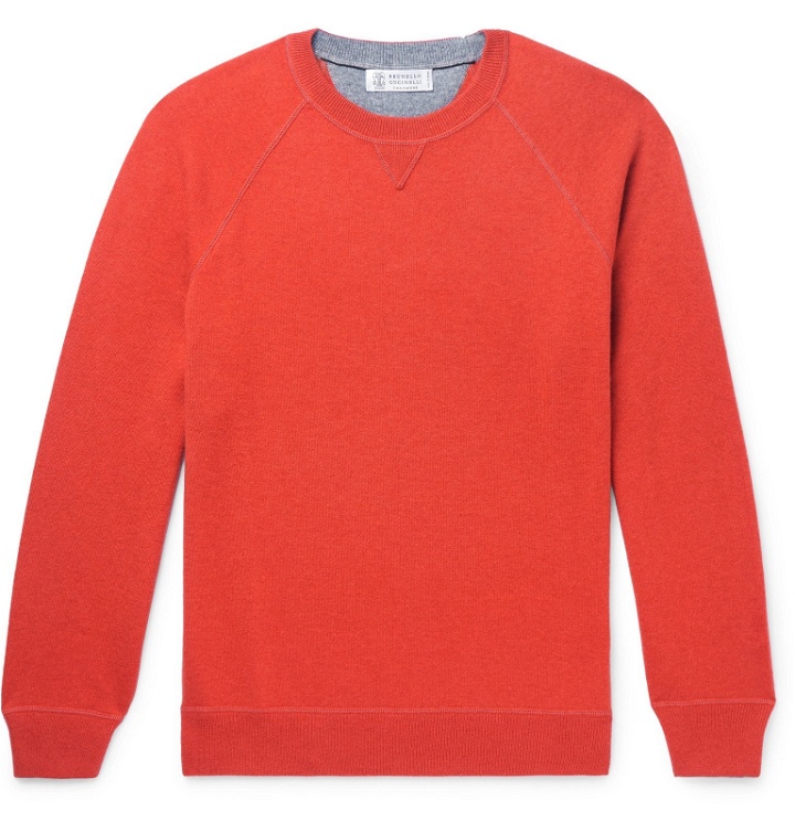 Photo: Brunello Cucinelli - Cashmere Sweater - Orange