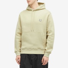Maison Kitsuné Men's Bold Fox Head Patch Comfort Hoodie in Ash Tree