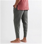 Nike Training - Tapered Dri-FIT Organic Cotton-Blend Jersey Yoga Sweatpants - Gray