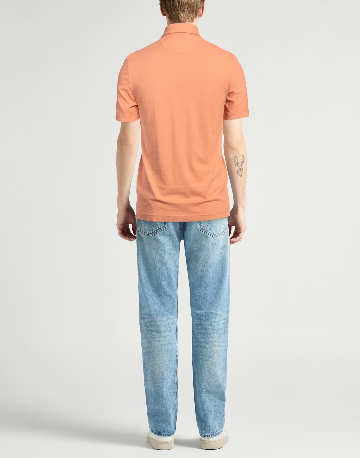 Fedeli Mens Polo shirt in Orange