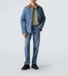 Bottega Veneta Embroidered cotton piqué polo shirt