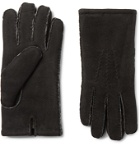 Dents - York Shearling Gloves - Black