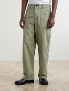 OrSlow - Summer Fatigue Straight-Leg Cotton Trousers - Green