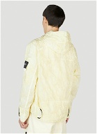 Stone Island Shadow Project - Crinkled Parka Jacket in Cream