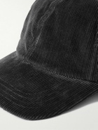 AMI PARIS - Logo-Embroidered Cotton-Corduroy Baseball Cap