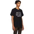 Amiri Black Sleep All Day T-Shirt