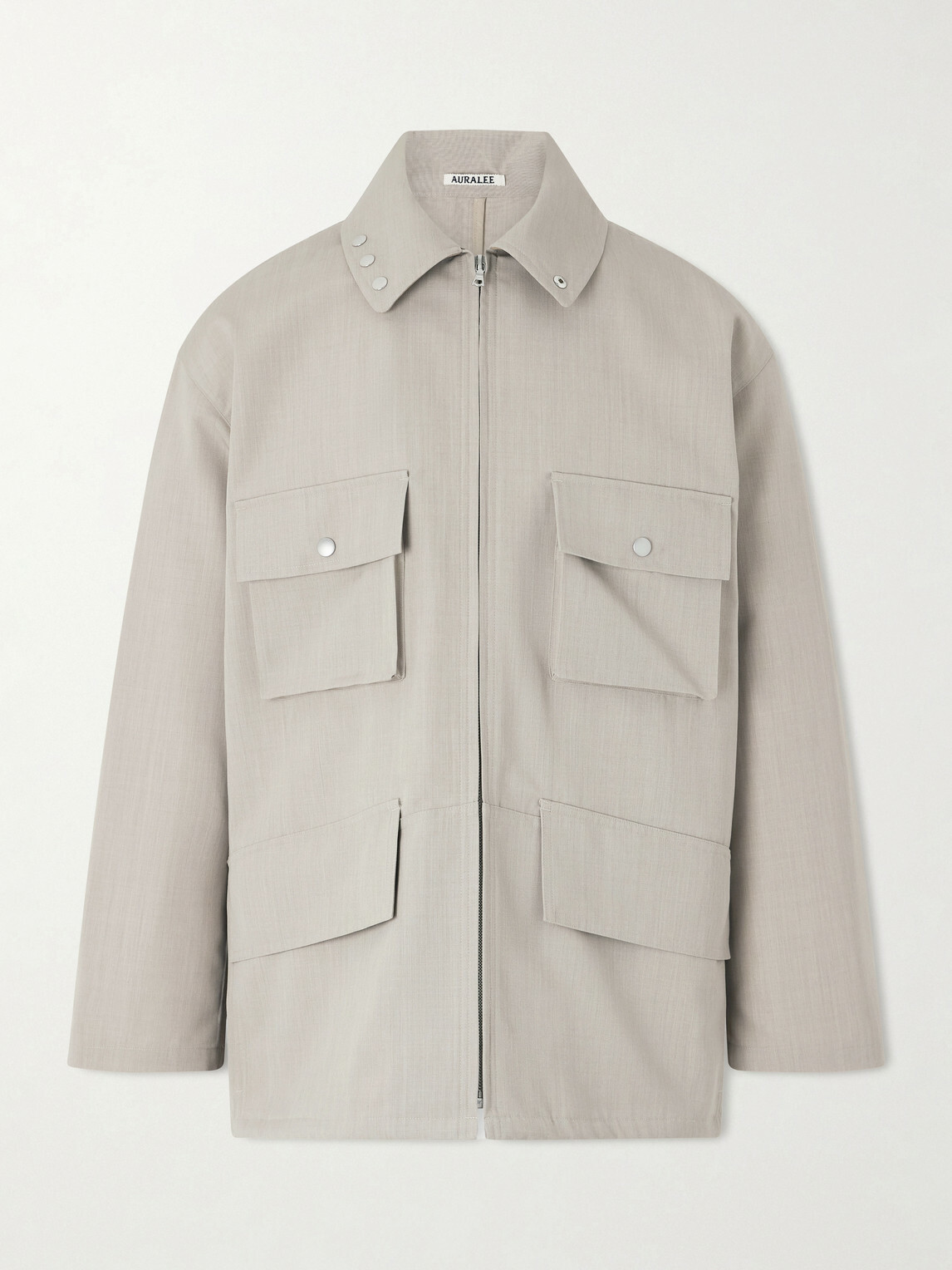 Auralee - Wool-Canvas Blouson Jacket - Neutrals