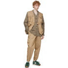 tss Khaki Herringbone Cargo Pants