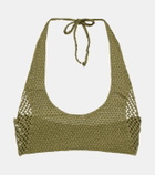 Bananhot Mari halterneck knit bra top