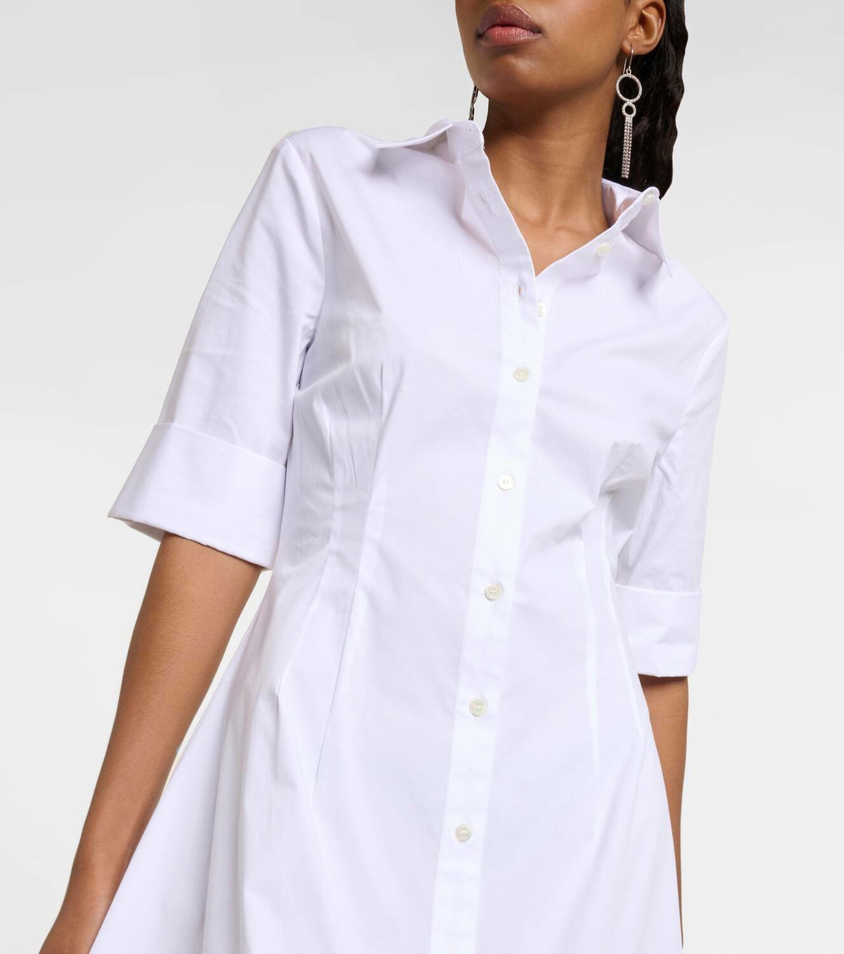 Staud Joan cotton poplin shirt dress Staud Staud Joan cotton poplin shirt dress Staud