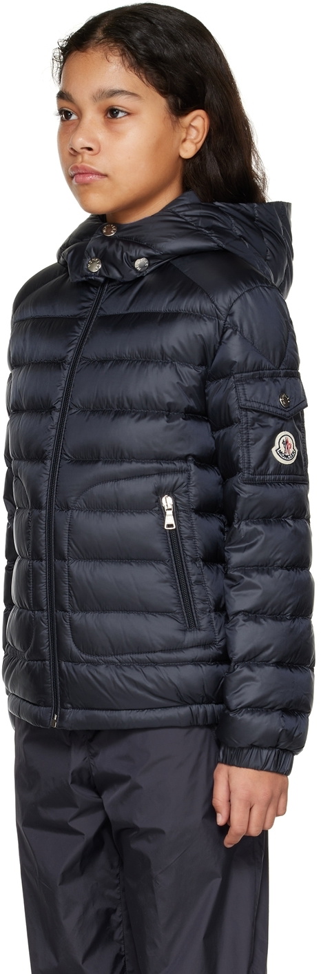 Moncler Enfant Kids Navy Lauros Down Jacket