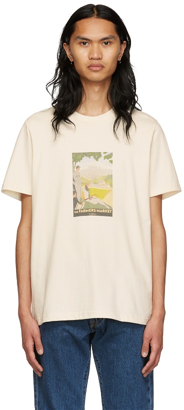 Photo: The Farmers Market Global Beige Cotton T-Shirt