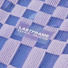 LASTFRAME Women's Sheer Ichimatsu Market Bag Medium in Lavender