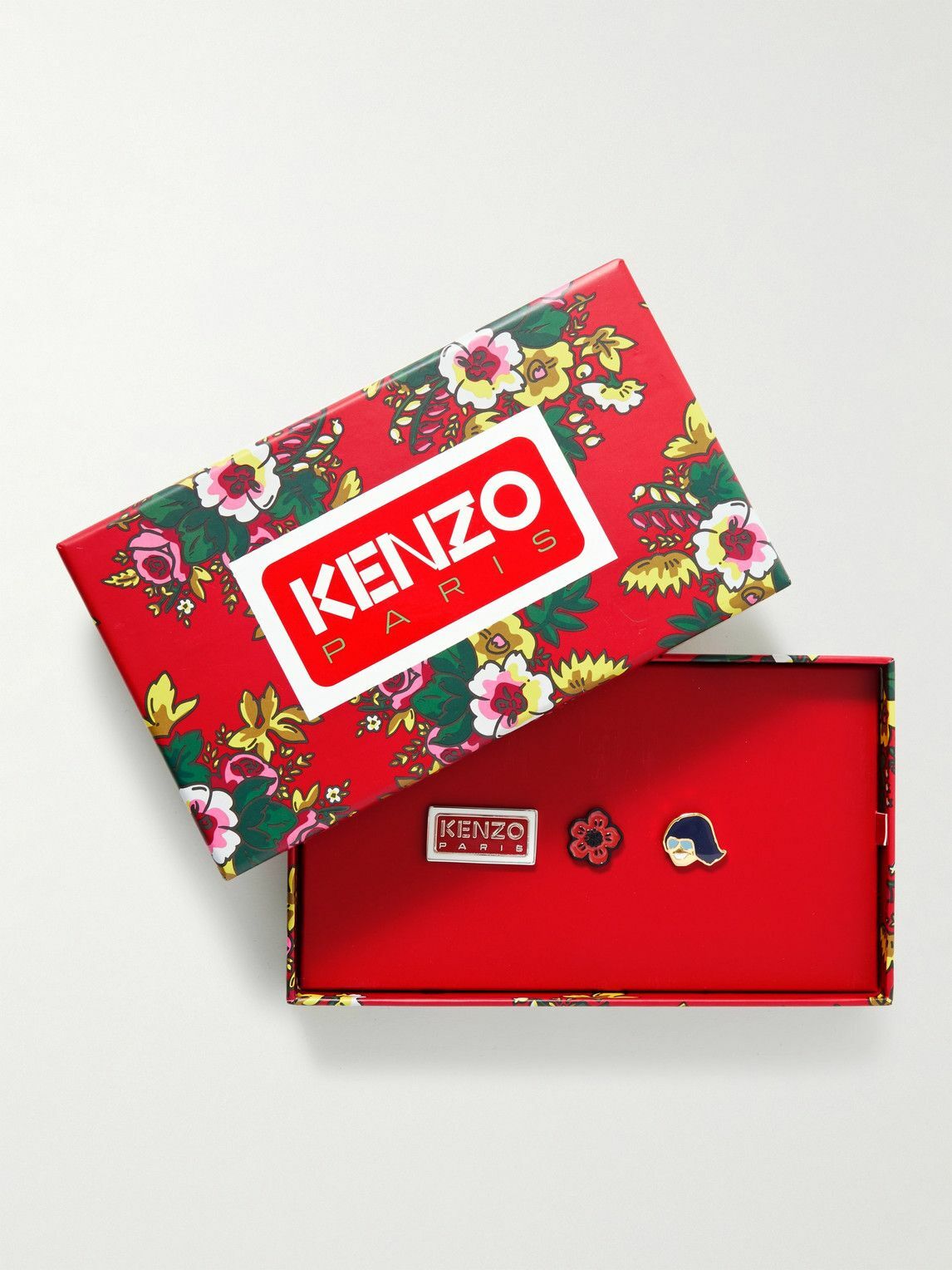【送料&関税込】Kenzo Set Of 3 Pins Kenzo Set Of 3 Pins | italist