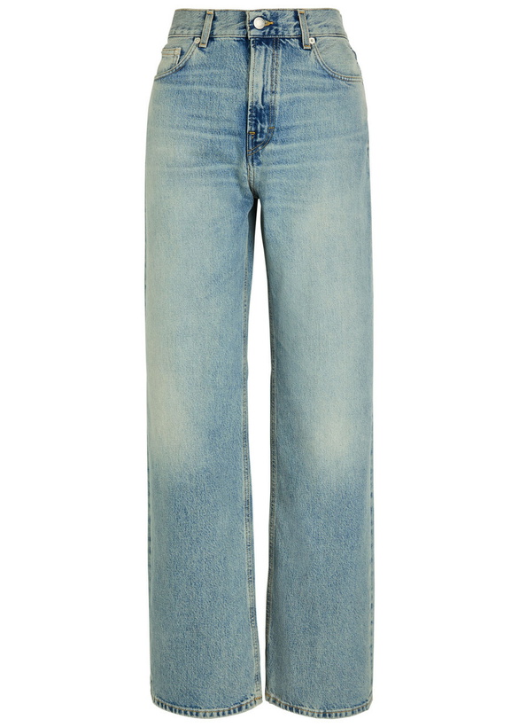 Photo: Haikure Korea Straight-leg Jeans Blue