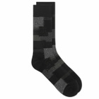 Anonymous Ism Patchwork Crew Sock in Black