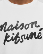 Maison Kitsune Maison Kitsune Handwriting Comfort Tee Shirt White - Mens - Shortsleeves