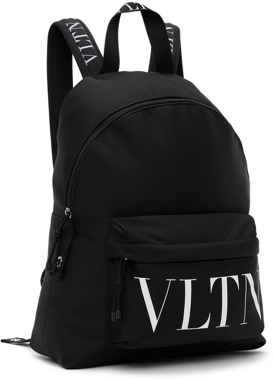 Valentino Garavani Black VLTN Backpack Valentino Garavani