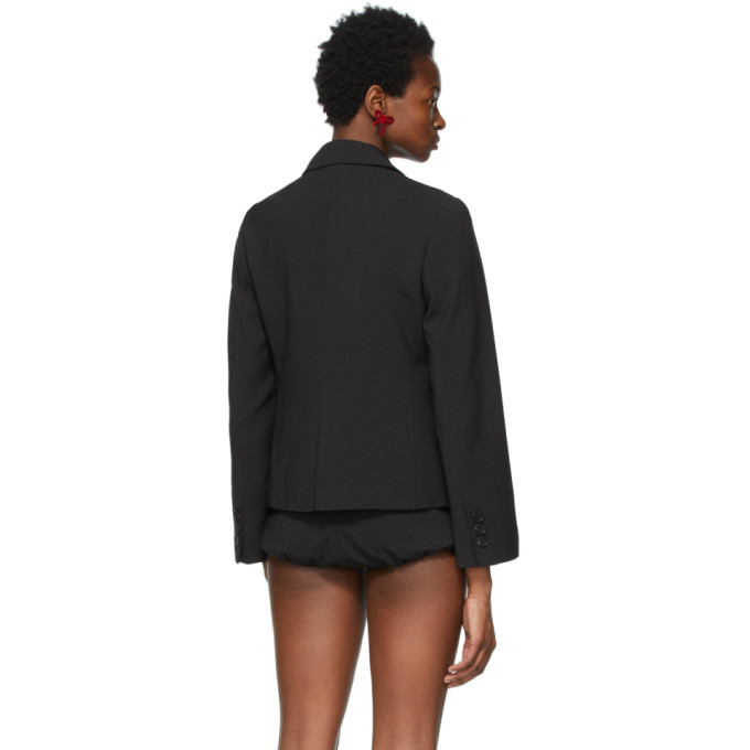 ジャケット・アウター SHUSHU/TONG bow crystal suit jackect Shushu/Tong Bow Suit Jacket - Black | Garmentory