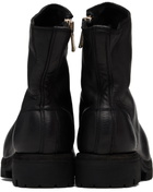 Guidi Black 796LVX Leather Side Zip Top-Ankle Boots