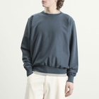 Auralee Men's High Gauge Sweatshirt in Dusty Blue