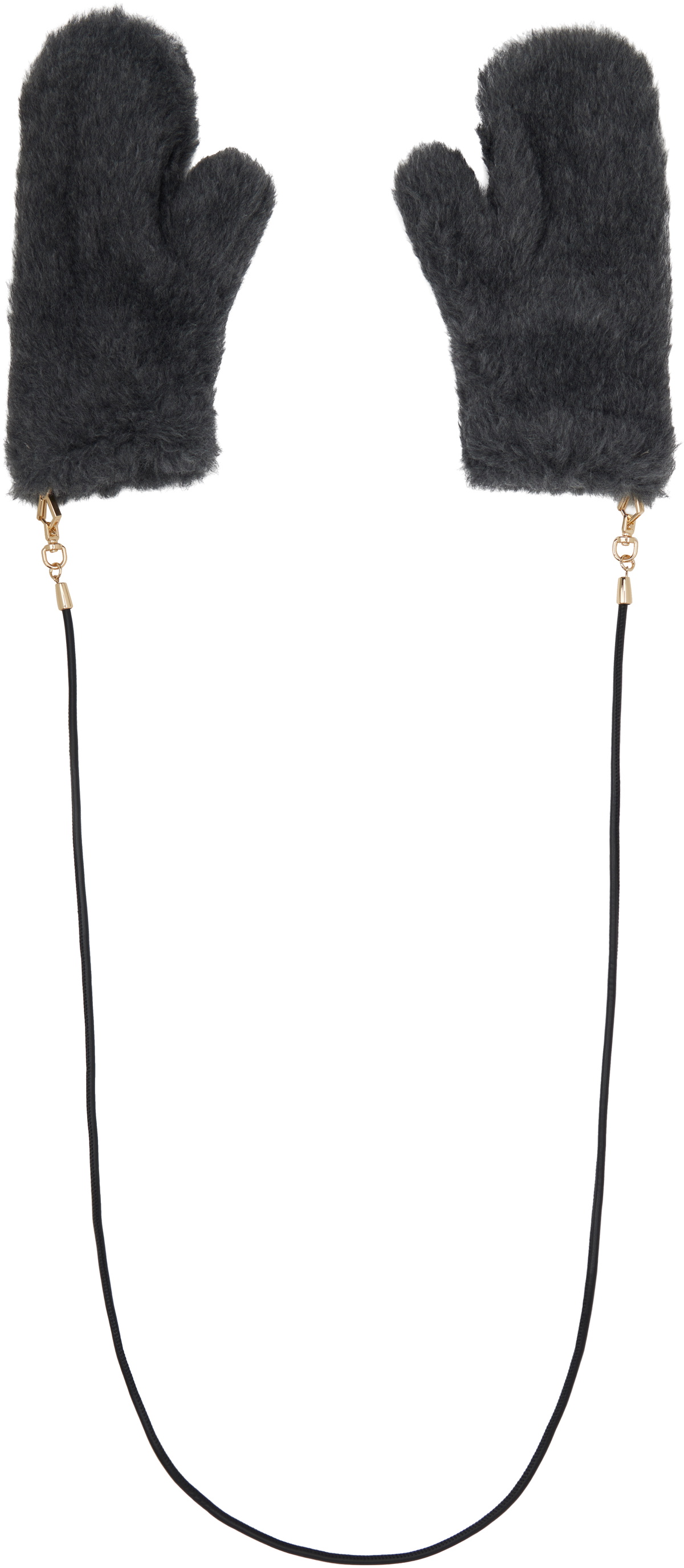 Max Mara Gray Ombrat03 Mitts