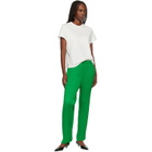 ISSEY MIYAKE Green Sleek Pleats Trousers