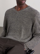 Massimo Alba - Leo Knitted Linen Sweater - Gray