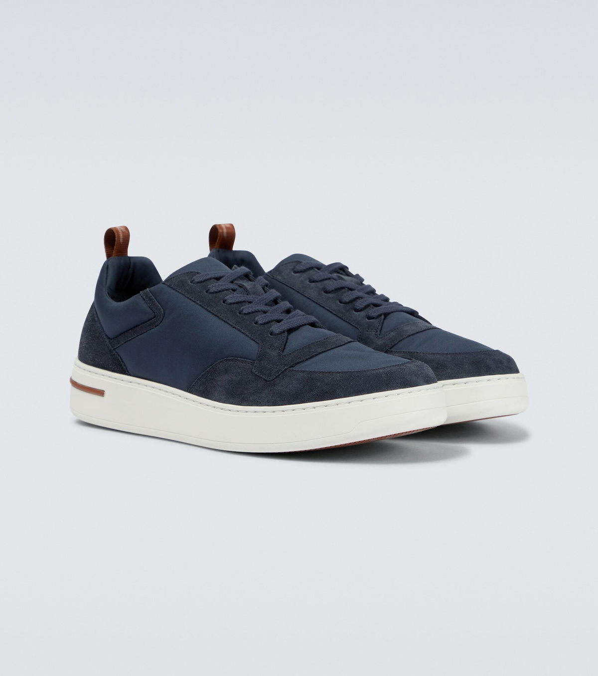 LP NEWPORT WALK SNEAKERS BLACK AND LEAD SUEDE