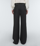 Saint Laurent - Wide-leg wool pants